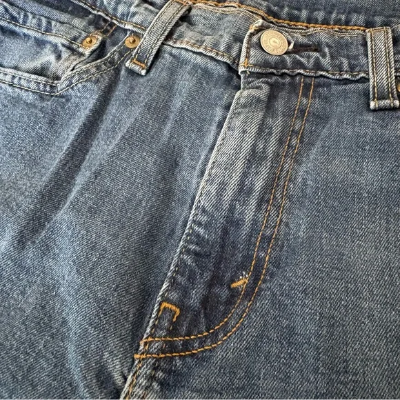 Levi’s Men’s Classic Straight-Leg Blue Jeans 33x30 - Picture 7 of 9